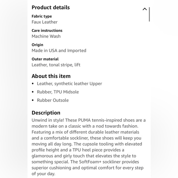 ❗️CLEAROUT❗️ Puma Women’s Jada Sneaker - Picture 3 of 7